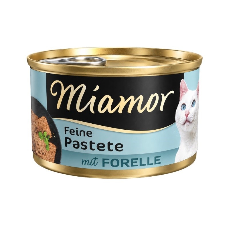 Miamor Pastete Alabalıklı Yetişkin Konserve Kedi Maması 85 Gr, Yetişkin Kedi Yaş Mama, Miamor