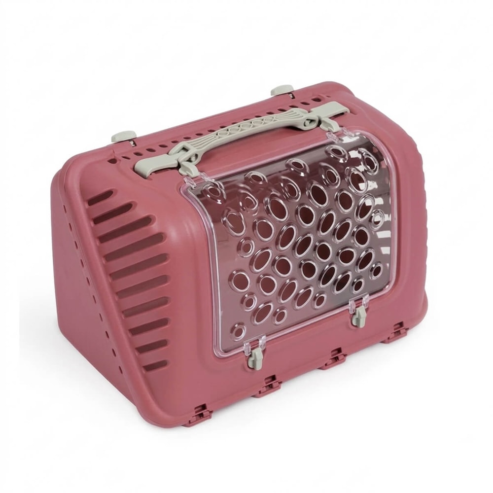 MPS P-Bag Şeffaf Kapılı Taşıma Çantası Pembe, Taşıma Çantaları Kafesler, MPS