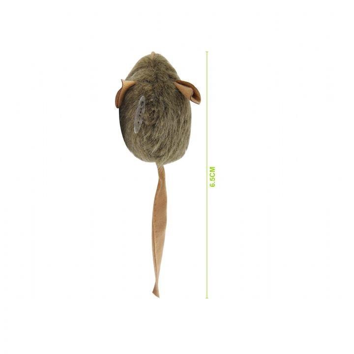 Nunbell Tüylü Fare Sesl, Kedi Oyuncağı Fare, Nunbell