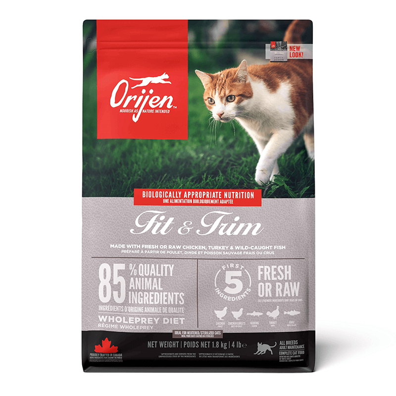 Orijen Fit & Trim Kilo Kontrolü İçin Kedi Maması 1,8 kg, Diyet ve Light Kedi Mamaları, Orijen