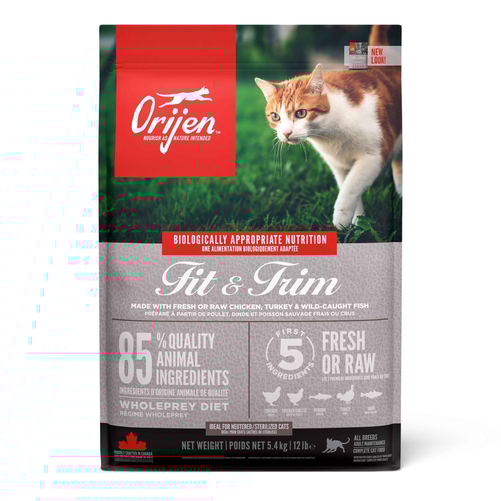Orijen Fit & Trim Kilo Kontrolü İçin Kedi Maması 5.4 kg, Diyet ve Light Kedi Mamaları, Orijen