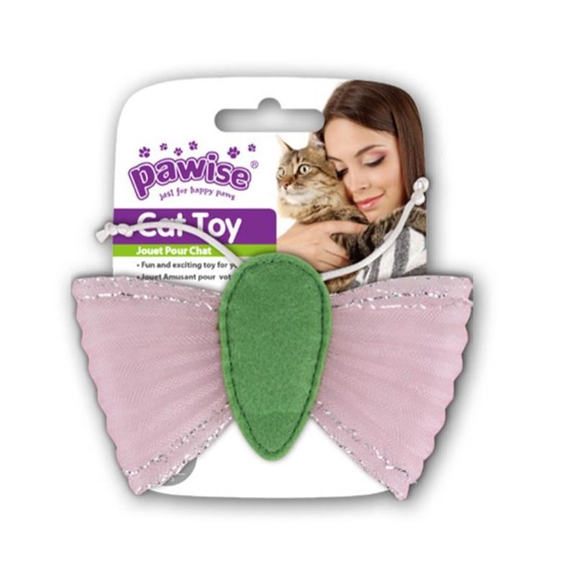 Pawise Tül Kanatlı Peluşlu Kelebek Kedi Oyuncağı