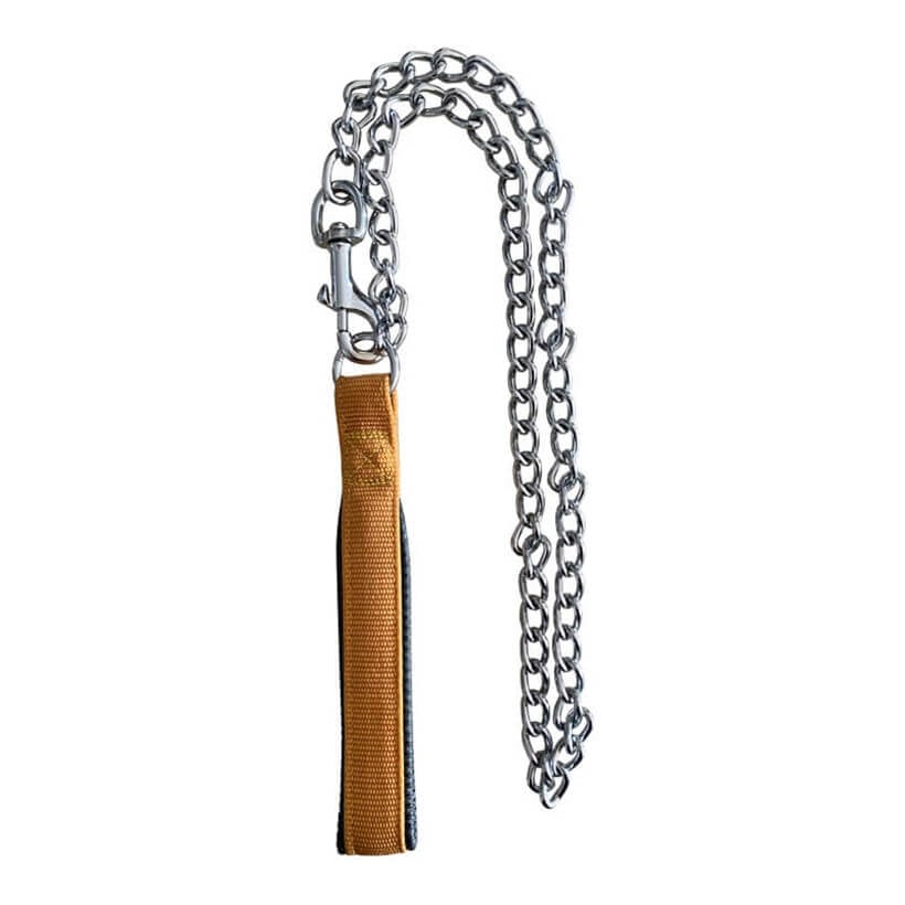 Percell Soft Bez Saplı Gezdirme Tasması XL 4mm x 120 cm Kahverengi