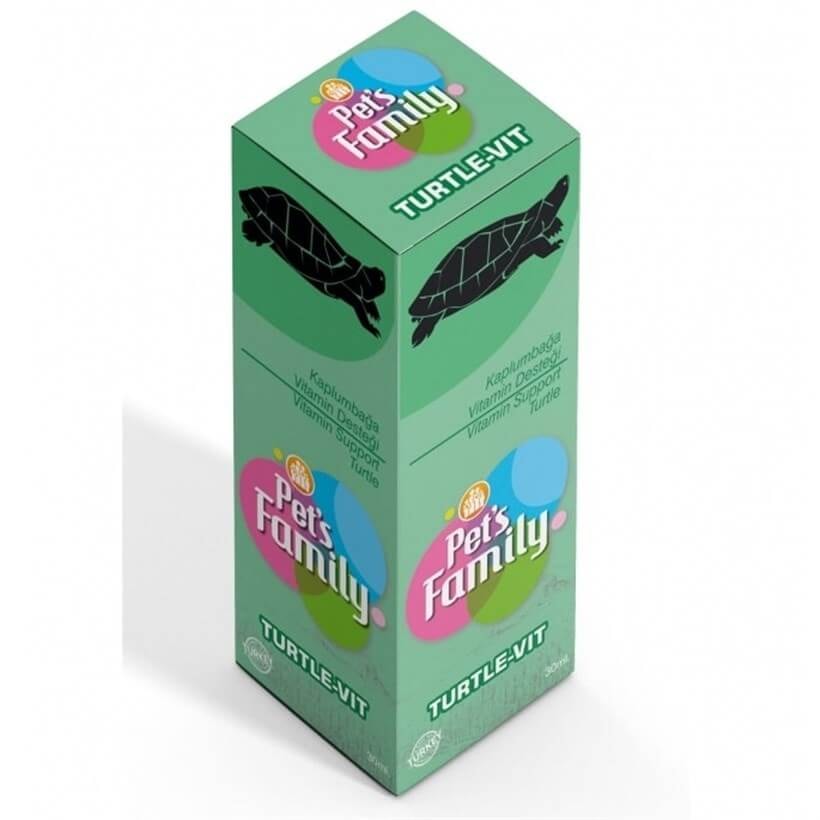 Pets Family Turtlee-Vit Kaplumbaga Vitamini 30 Ml