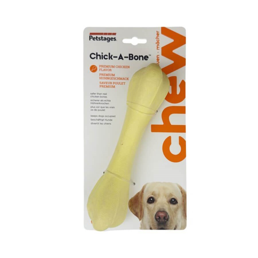 Petstages Chick A Bone Tavuk Aromalı Köpek Çiğneme Kemiği Xsmall, Kemik Şekilli Kemirme Oyuncakları, Petstages