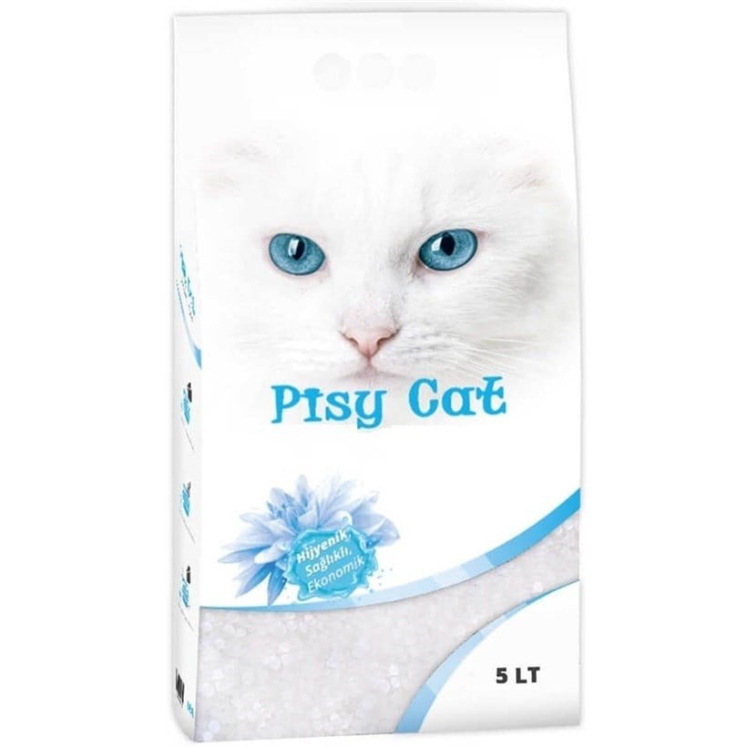 PisyCat Multiple Crystal Parfümlü Kedi Kumu 5 Lt