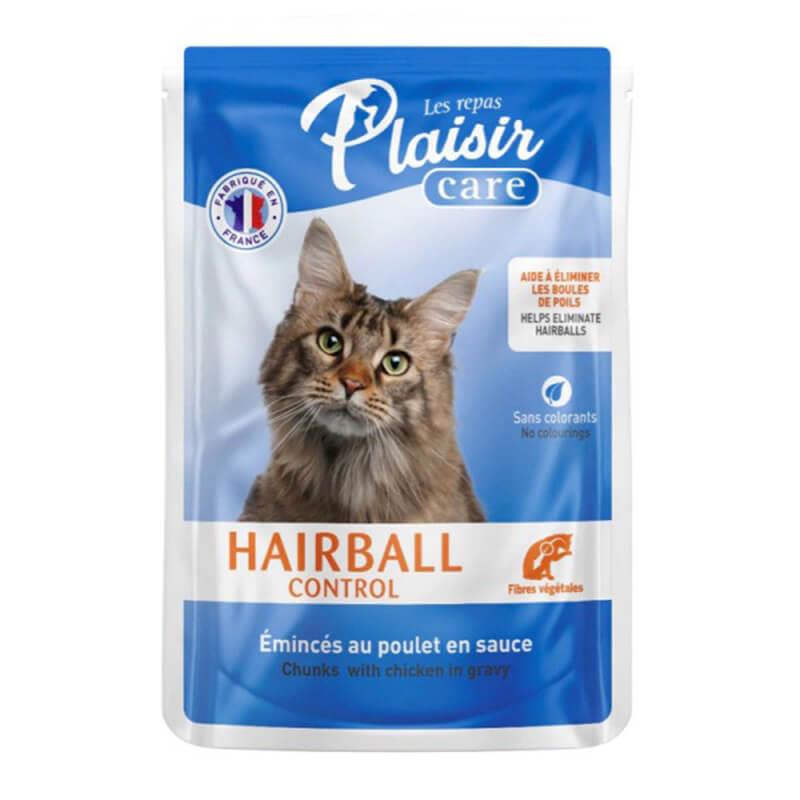 Plaısır Hairball Control Pouch Kedi Konservesi 85 Gr, Yetişkin Kedi Yaş Mama, PLAISIR