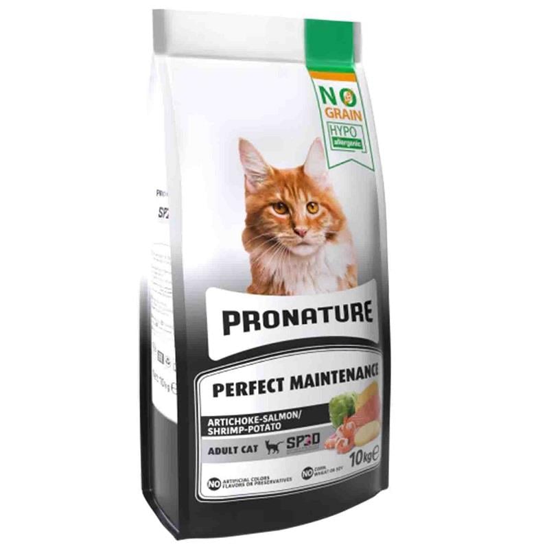 Pronature Pronature Hypo-Allergenic Somonlu Kedi Maması 10 Kg, Yetişkin Kedi Maması, Pronature