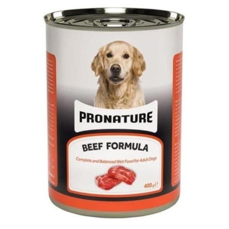 Pronature Sığırlı Yetişkin Köpek Konservesi 400gr, Yaş Yetişkin Köpek Maması, Pronature