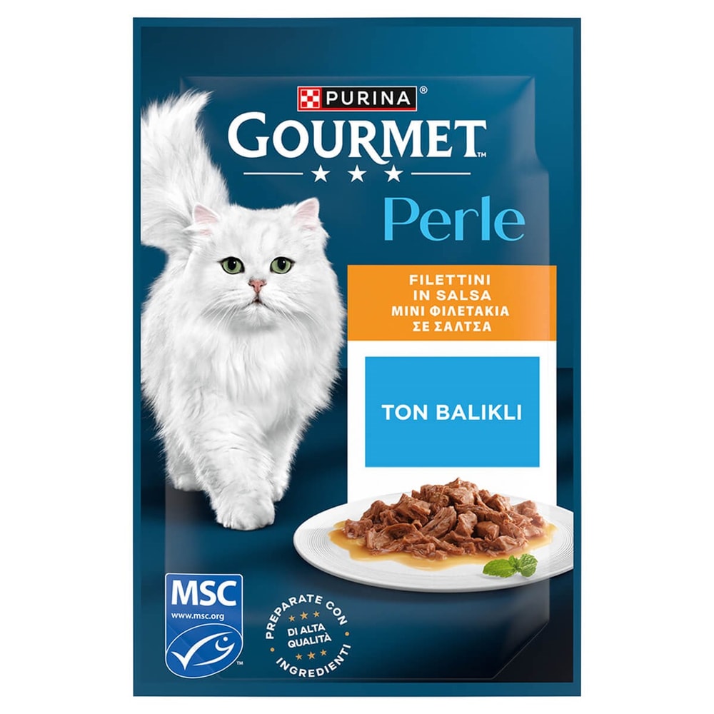 ProPlan Gourmet Perle Izgara Ton Balıklı Kedi Konservesi 85 Gr, Yetişkin Kedi Yaş Mama, Proplan