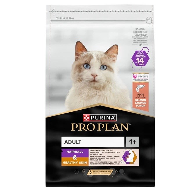 Proplan Hairball Care Cat Salmon Somonlu Kedi Maması 10 Kg, Yetişkin Kedi Maması, Proplan