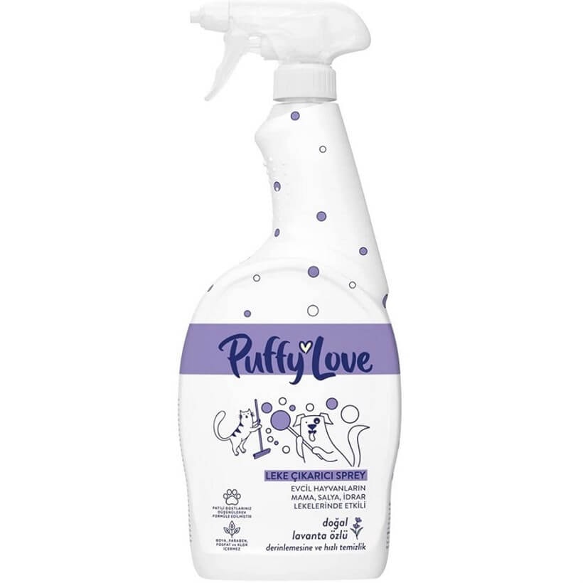 Puffy Love Kedi ve Köpek Lavanta Özlü Leke Çıkarıcı Sprey 750 Ml
