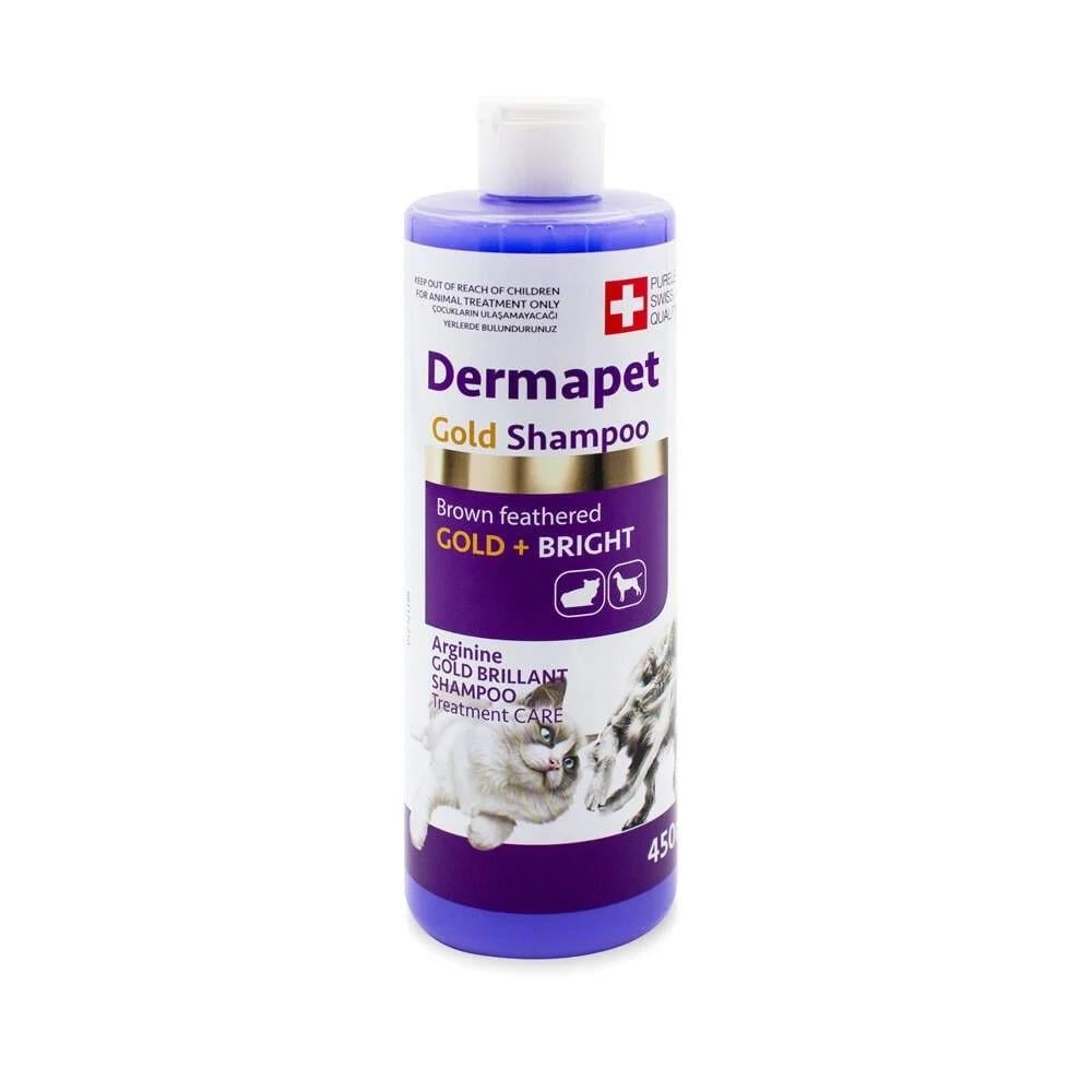 Purele Dermapet Kahverengi Kedi ve Köpek Şampuanı 450 ml, , Purele