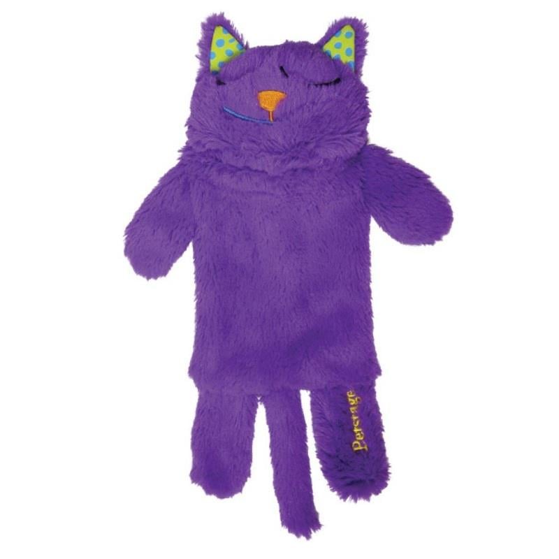 Purr Pillow Purple Peluş Kedi Oyuncağı, Tüylü Kedi Oyuncağı, Petstages