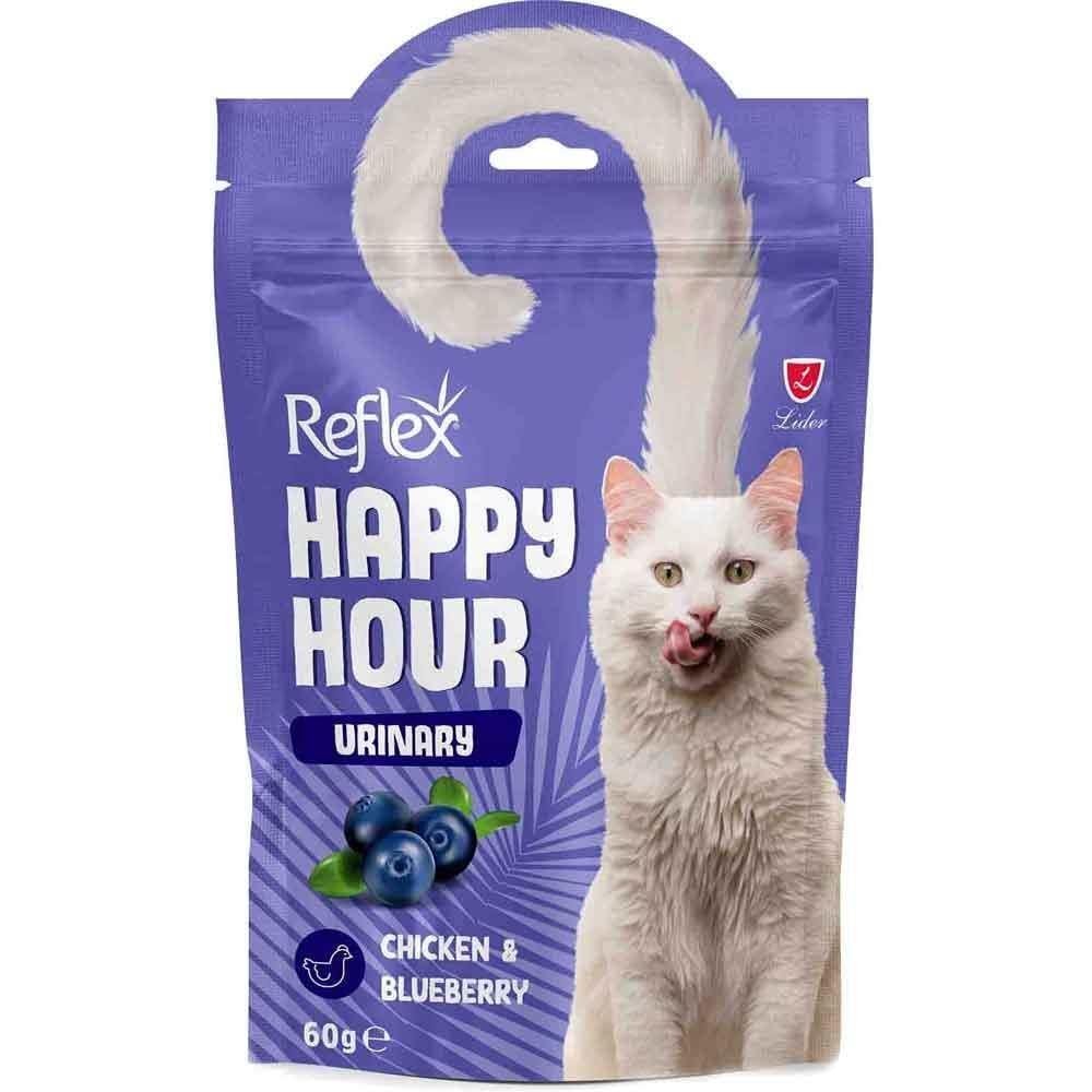 Reflex Happy Hour Üriner Sistem Destekleyici Kedi Ödülü 60 Gr, Kedi Ödül Maması, Reflex