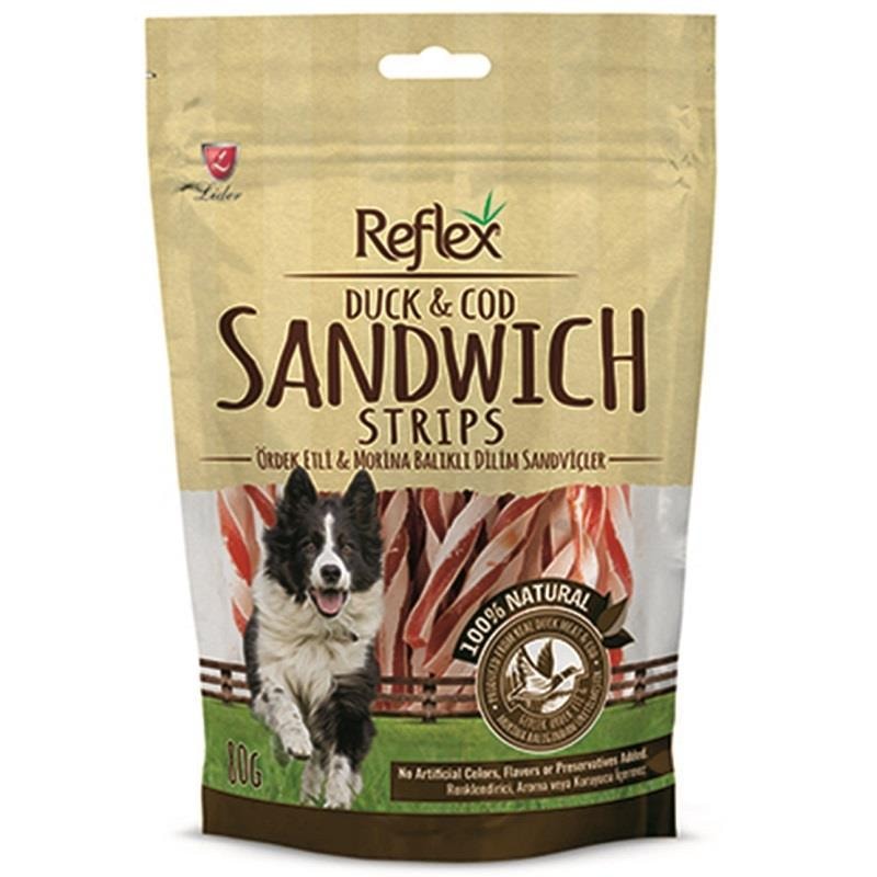 Reflex Ördekli Morina Balıklı Çubuk Köpek Ödülü 80 Gr, Köpek Atıştırmalıkları, Reflex