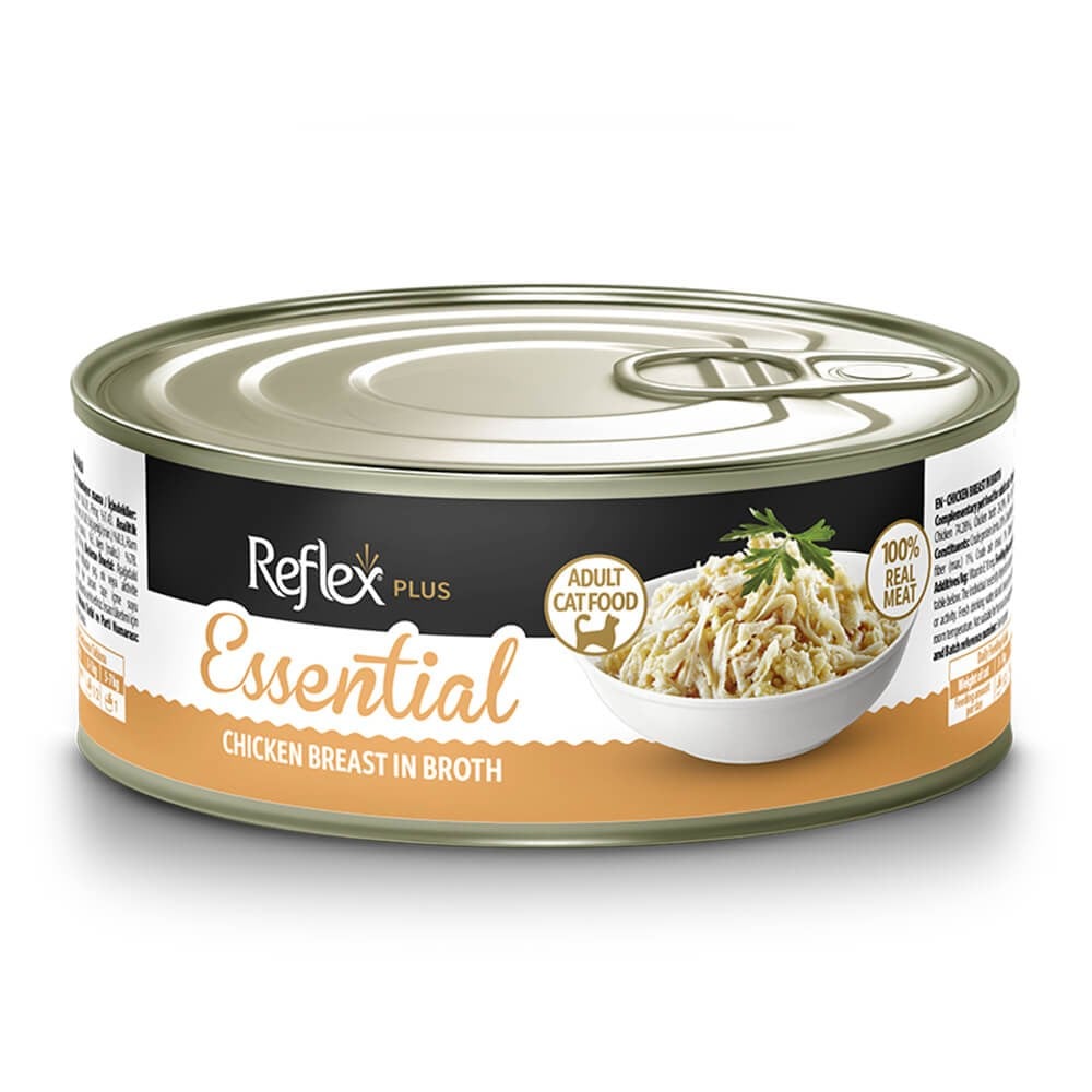 Reflex Plus Essential Tavuk Göğüslü Kedi Konservesi 70 Gr, Yetişkin Kedi Yaş Mama, Reflex