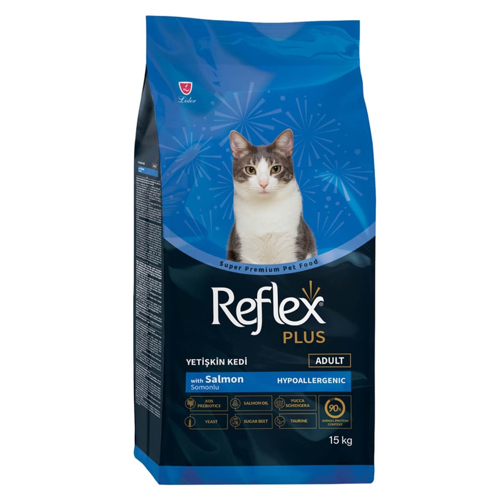 Reflex Plus Somonlu Yetişkin Kedi Maması 15 kg, Yetişkin Kedi Maması, Reflex