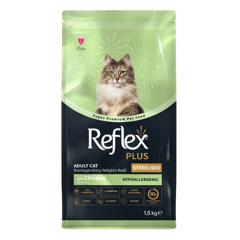 Reflex Plus Tavuklu Kısırlaştırılmış Kedi Maması 1.5 Kg, Kısırlaştırılmış Kedi Maması, Reflex