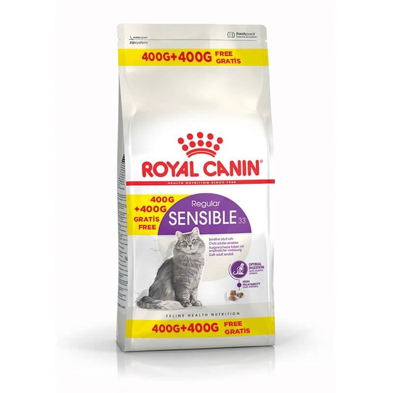 Royal Canin Sensible Kedi Maması 400+400 Gr, Yetişkin Kedi Maması, Royal Canin