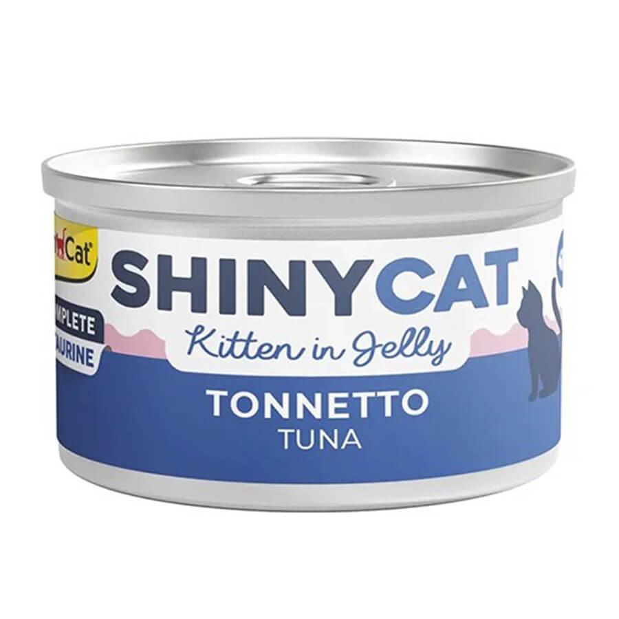 Shiny Cat Ton Balıklı Öğünlük Yavru Kedi Konservesi 70 Gr, Yavru Kedi Yaş Mama, GimCat