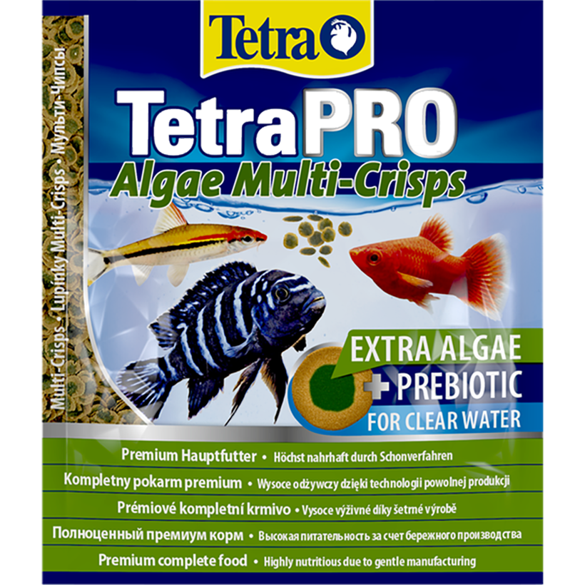 Tetra Pro Algae Cips Balık Yemi 12 gr, Tatlı Su Balık Yemi, Tetra