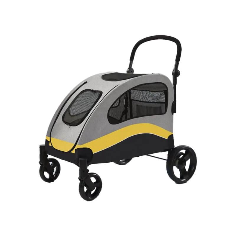 Tommy Evcil Hayvan Arabası SARI 90*73*108CM MAX 60KG, Köpek Taşıma Çantaları, TOMMY