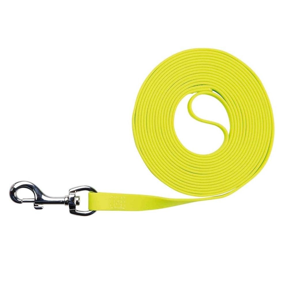 Trixie Easy Life Köpek Tracking  Gezdirme M/XL:5M/17MM, Neon Sarı, Köpek Gezdirme Tasması, Trixie