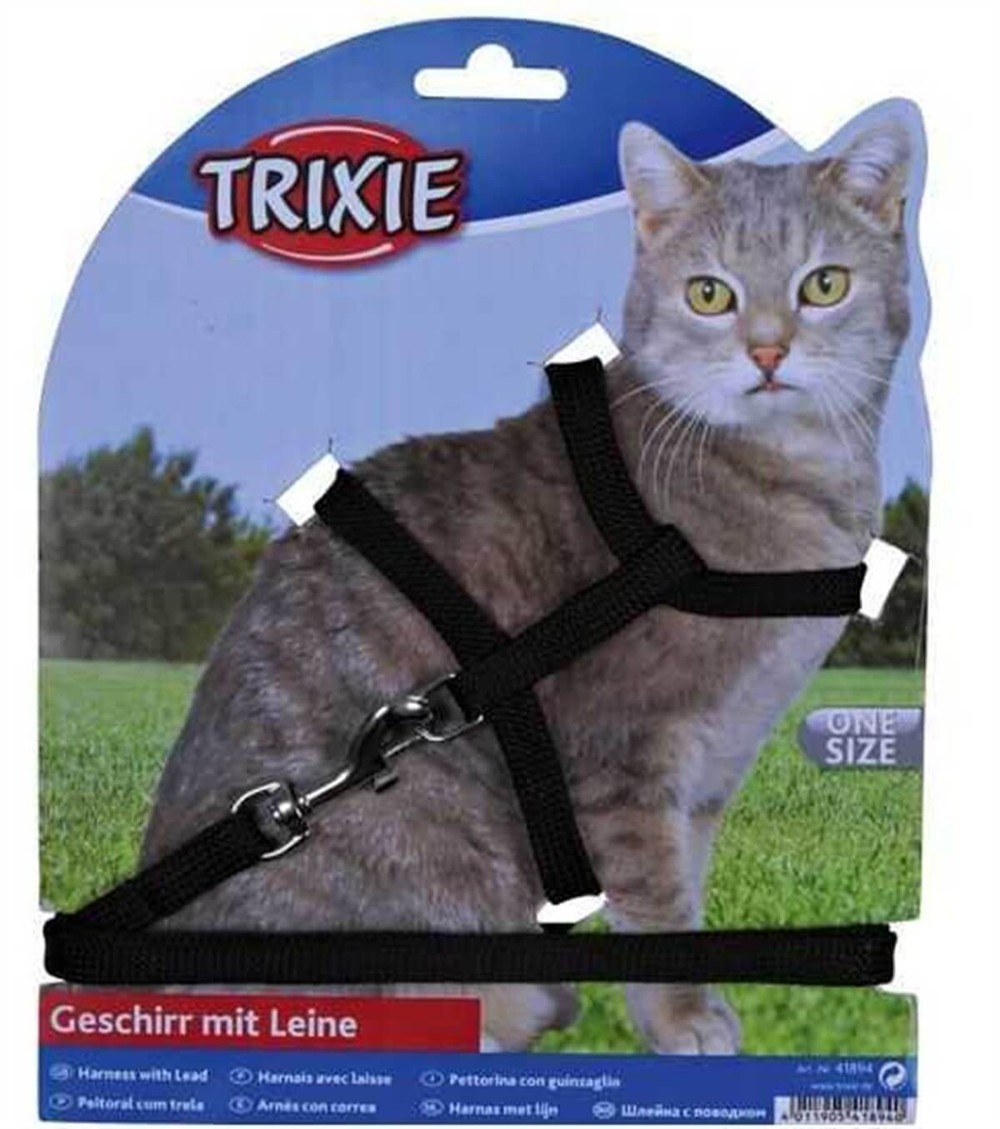 Trixie Geschirr Mit Leine Kedi Göğüs Tasma Seti