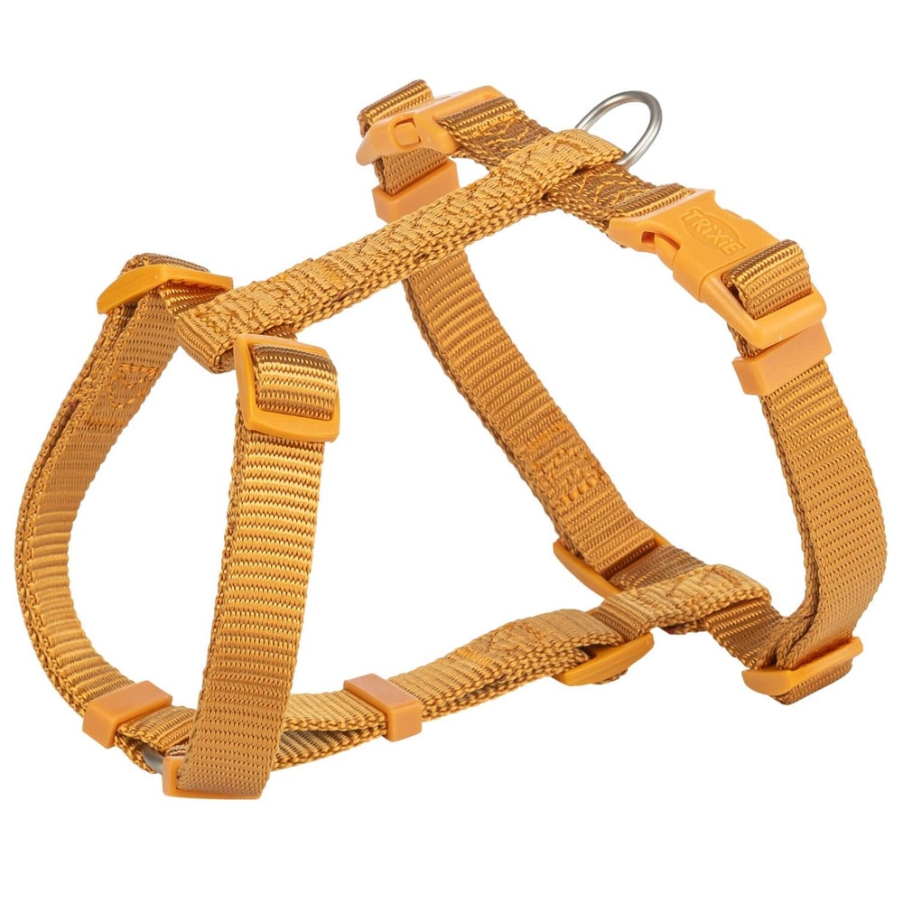 Trixie Premium Köpek H Tipi Göğüs Tasması XS/S :30/44 Cm/10 mm Hardal Sarısı, Köpek Göğüs Tasması, Trixie