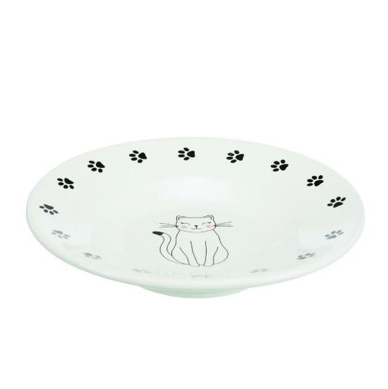 Trixie Seramik Kedi Mama Ve Su Kabı 0,2L/15cm Beyaz, Seramik Mama ve Su Kabı, Trixie