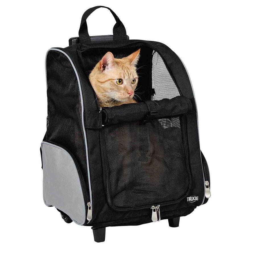 Trixie Tekerlekli Kedi ve Köpek Taşıma Çantası 32x45x25cm (Siyah), Taşıma Çantaları Kafesler, Trixie