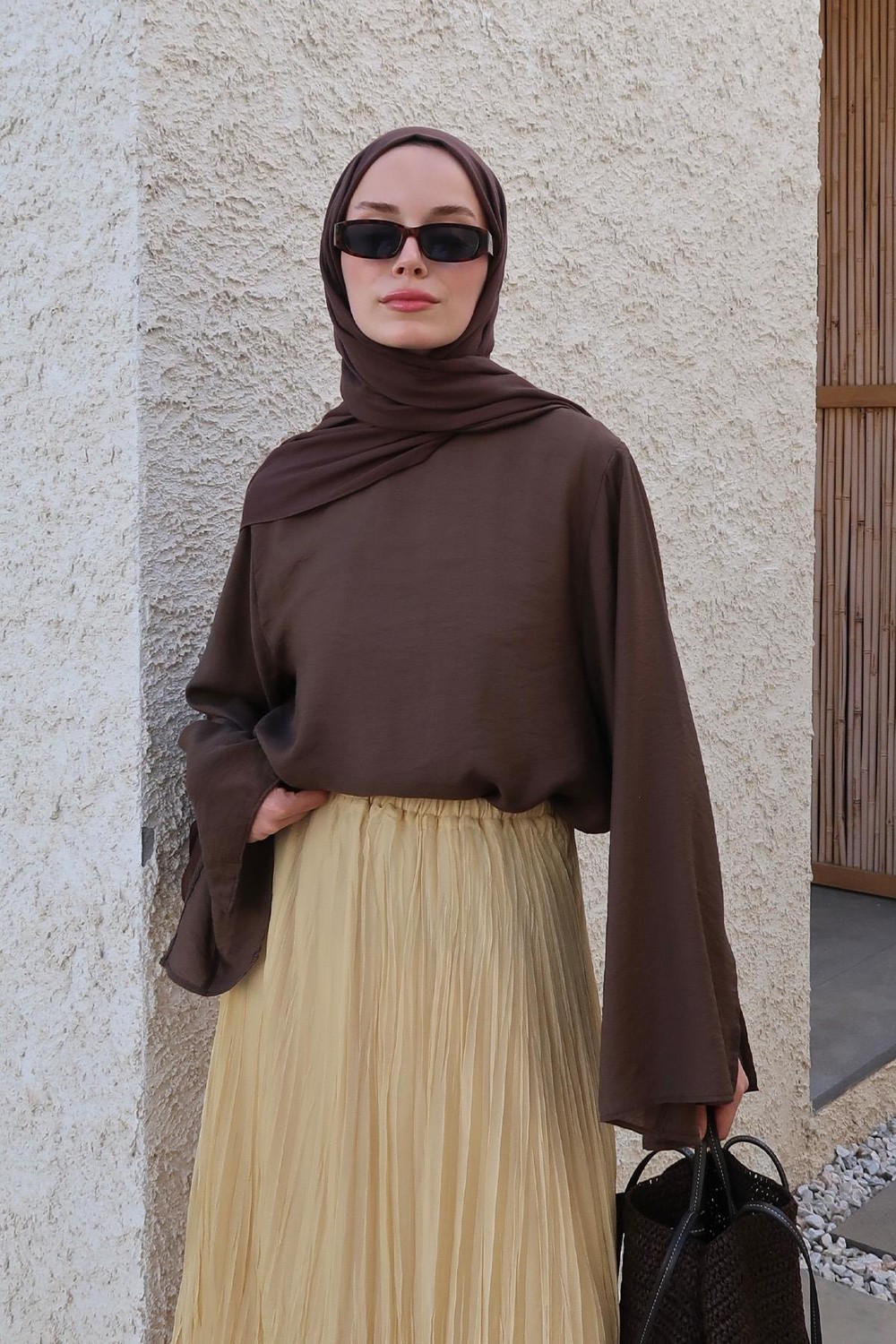 Dark Brown Lily Blouse 