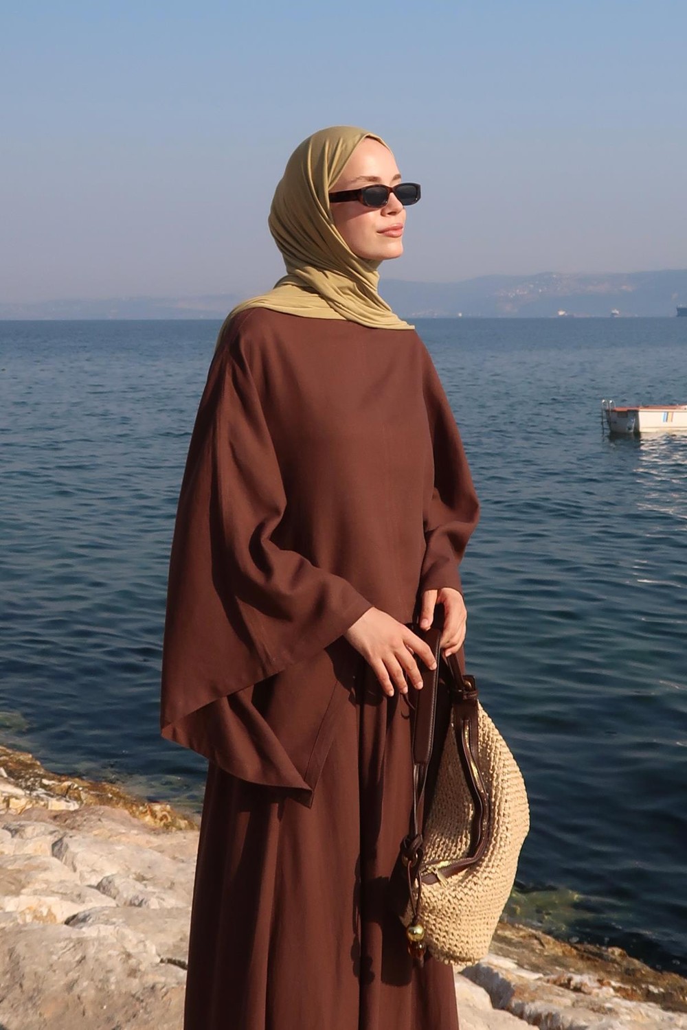 Samha Keten Bluz Acı Kahve
