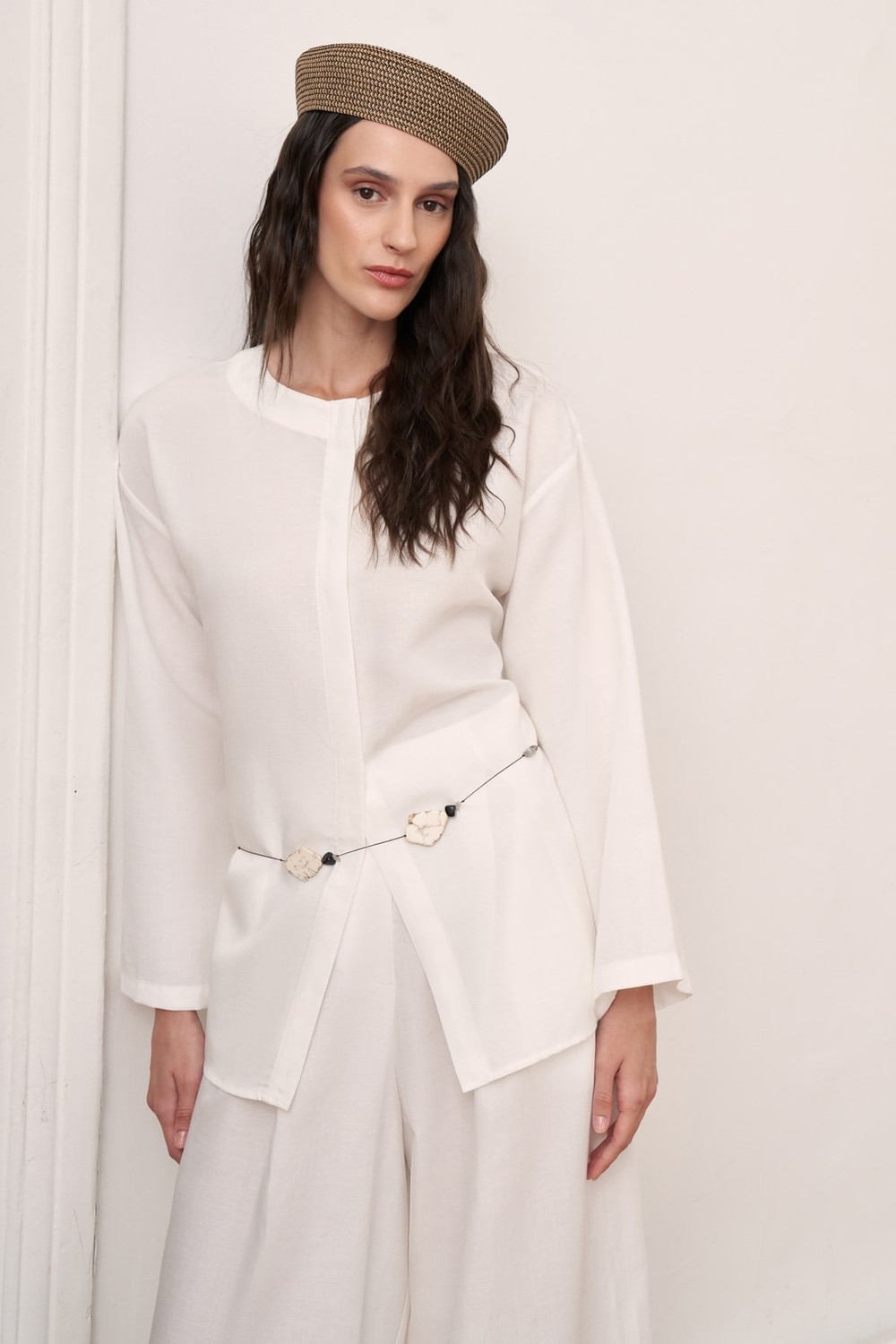 Alwa Pants Set White