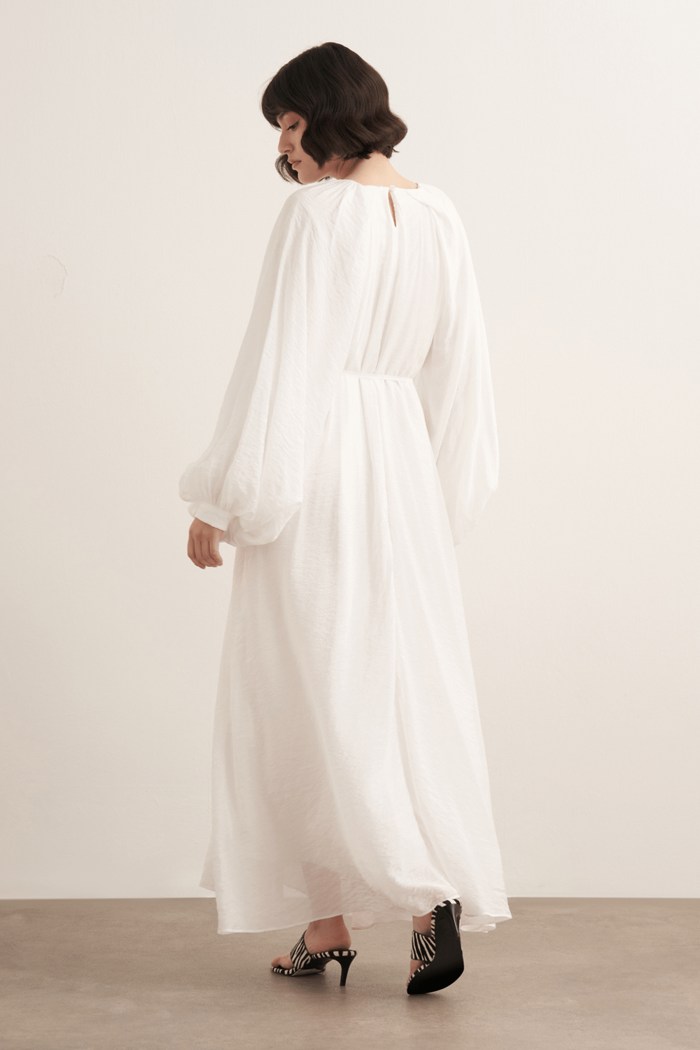 Arsela Dress White