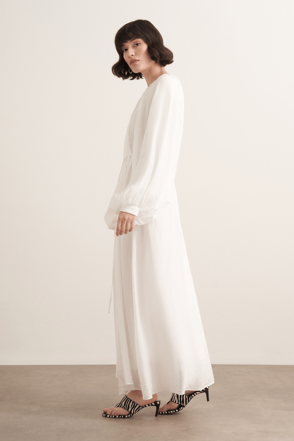 Arsela Dress White