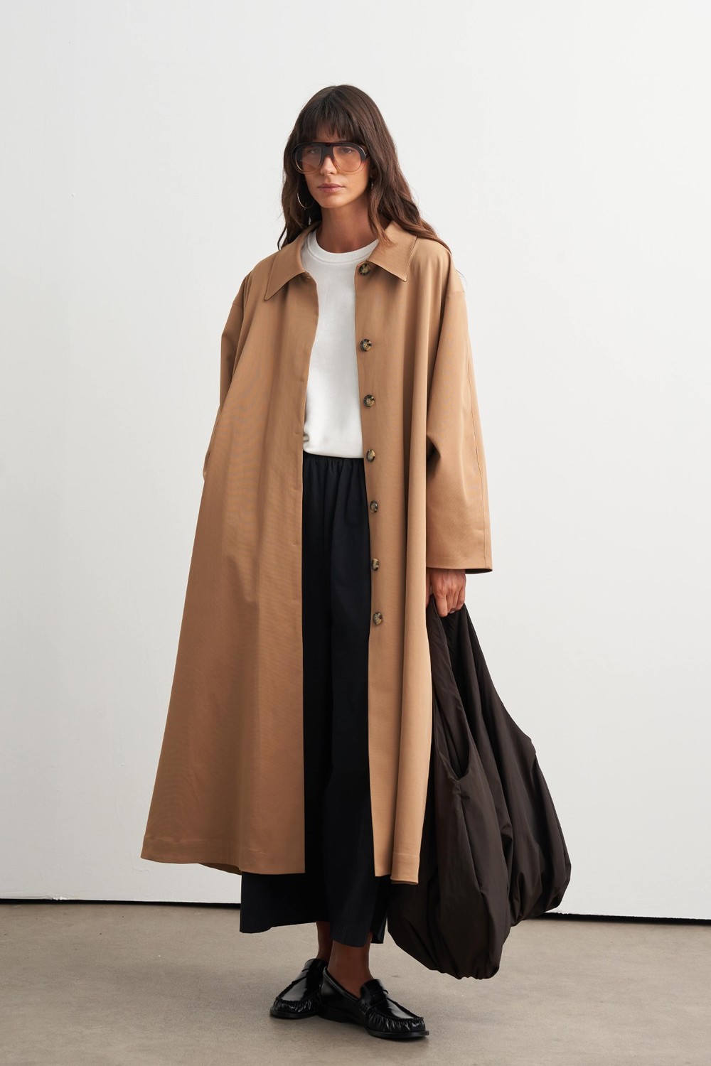 Aspen Garni Detaylı Trençkot Camel