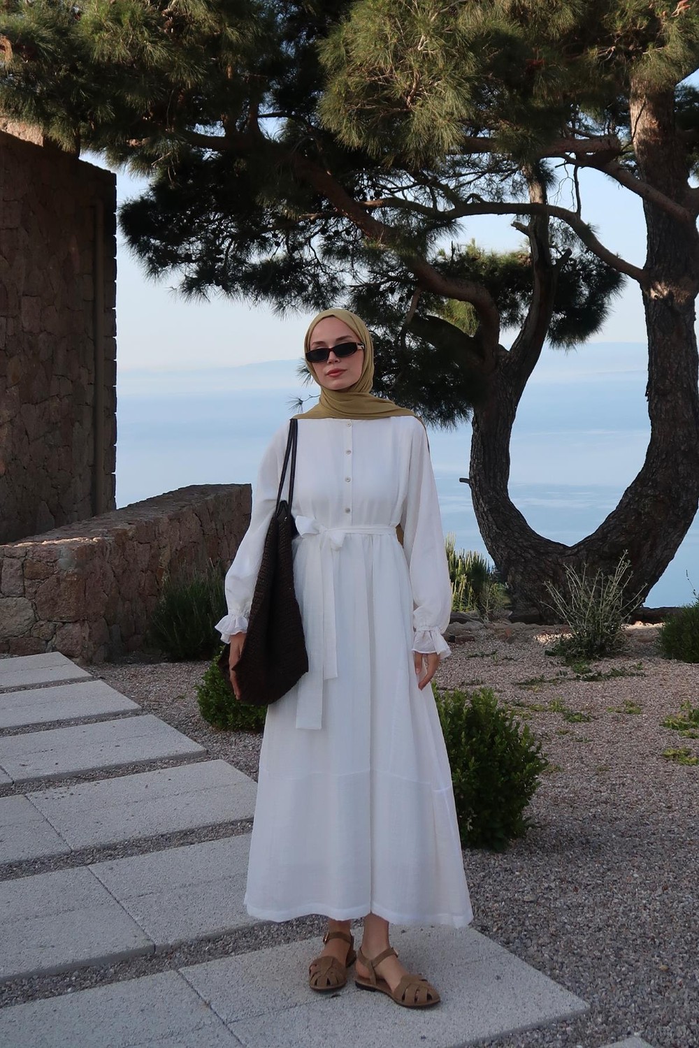Belle Elbise Beyaz