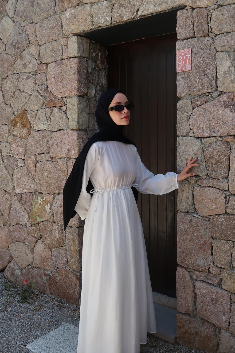 White Perla Dress