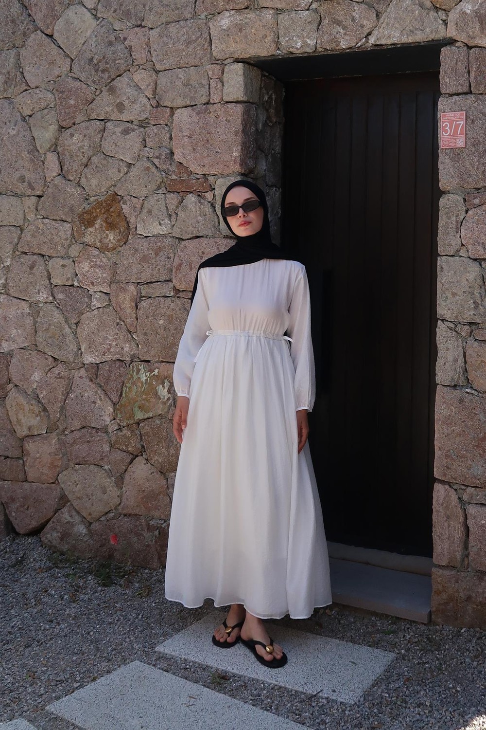 White Perla Dress