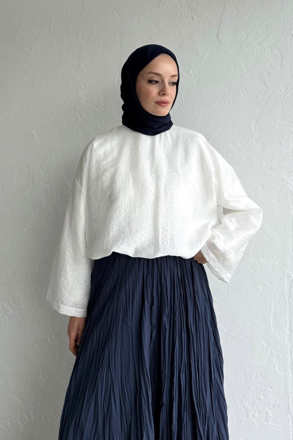 White Sora Blouse