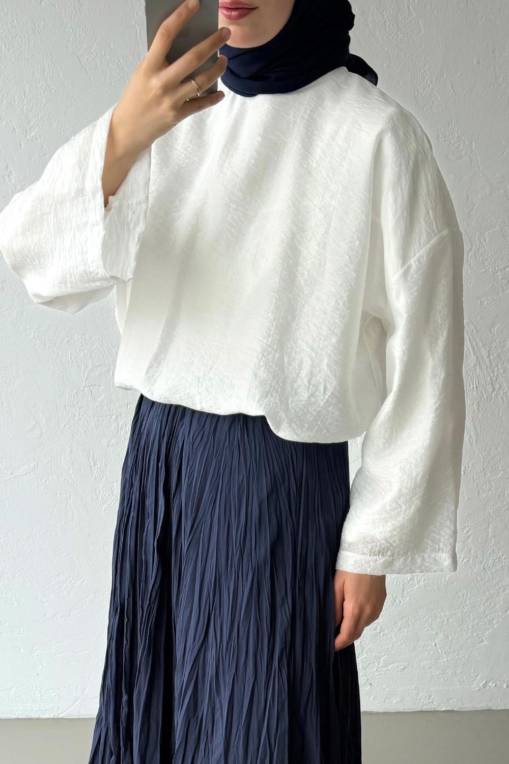White Sora Blouse