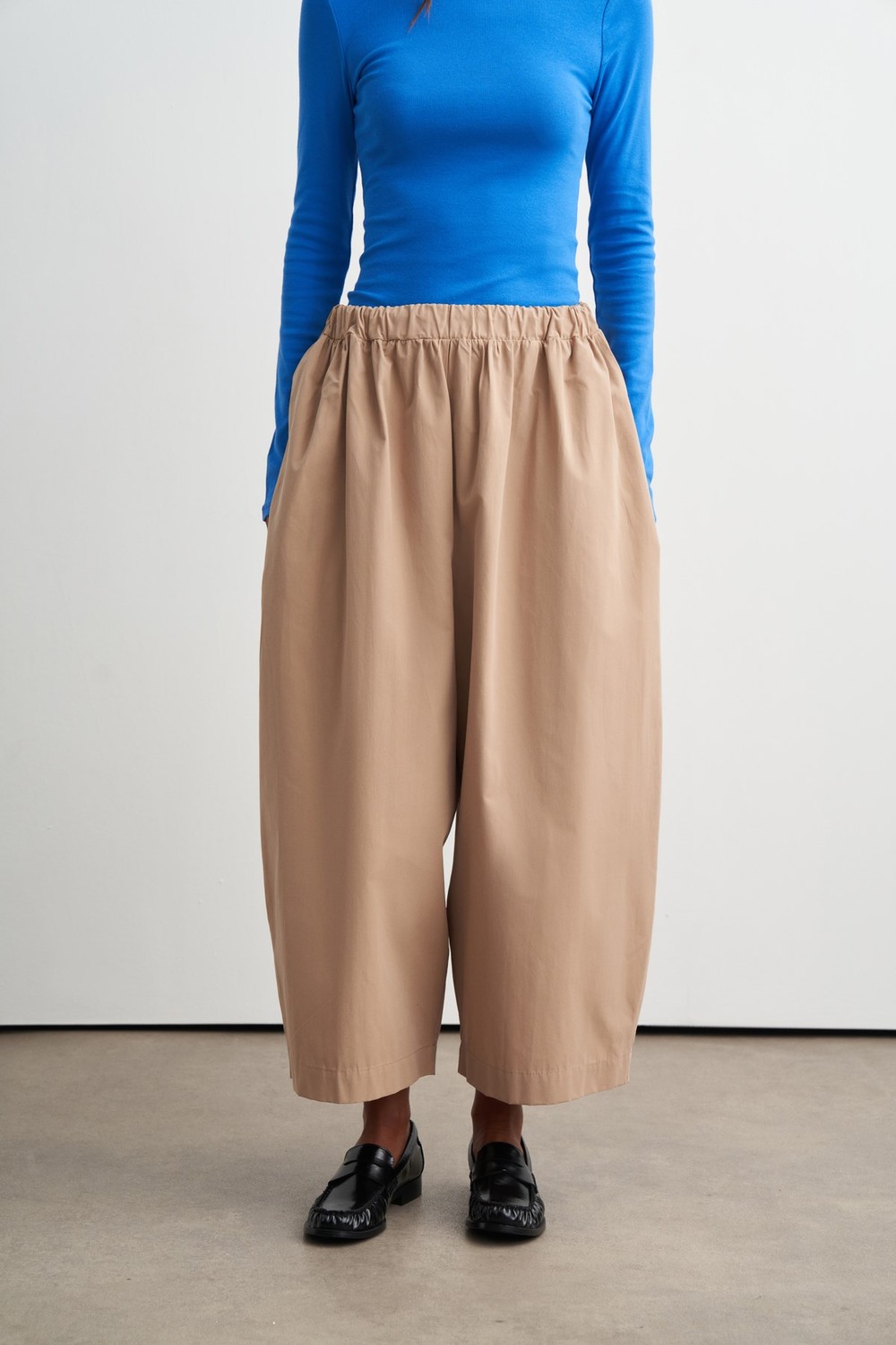 Cove Balon Paça Pantolon Bej