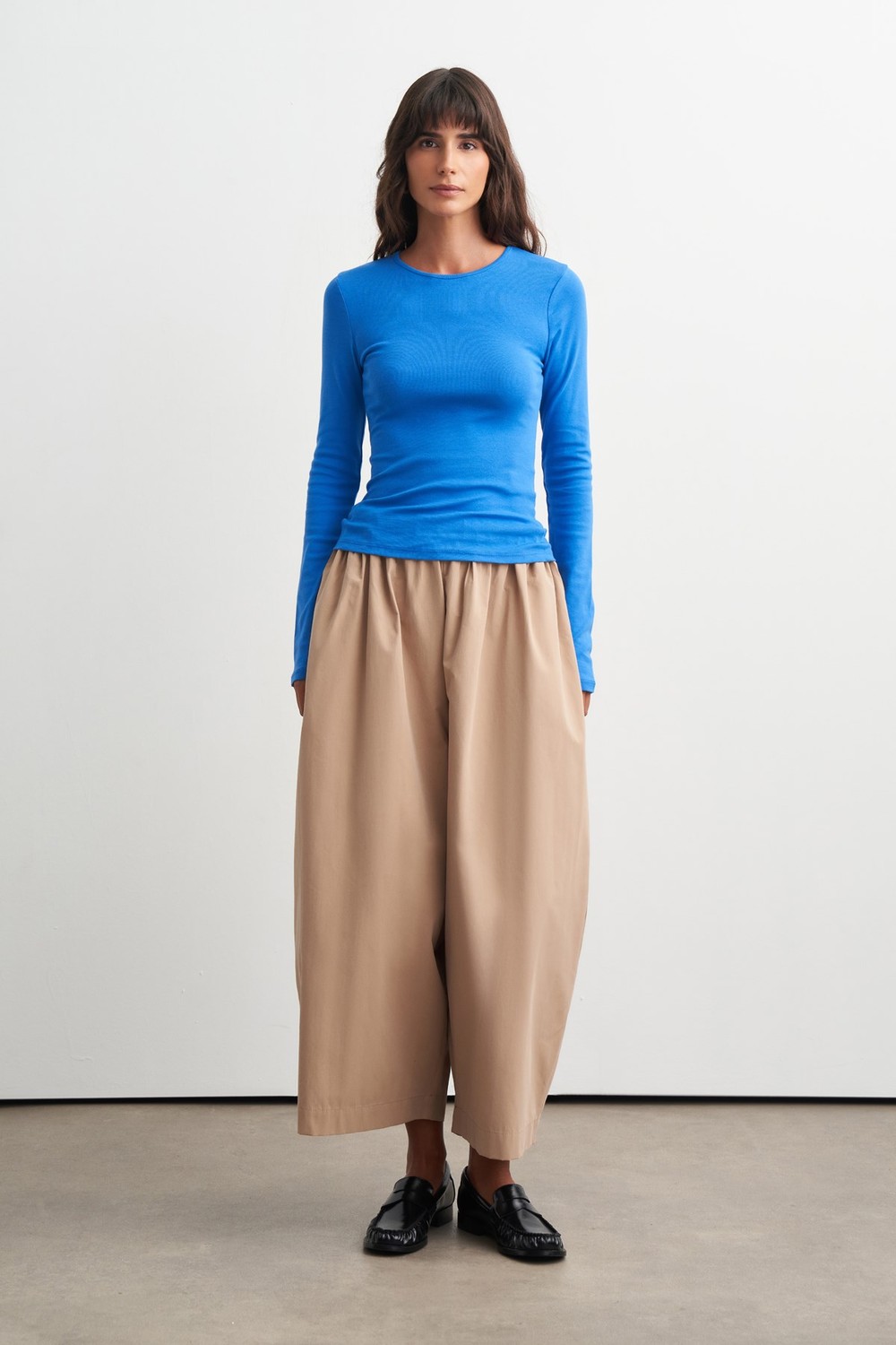 Cove Balon Paça Pantolon Bej