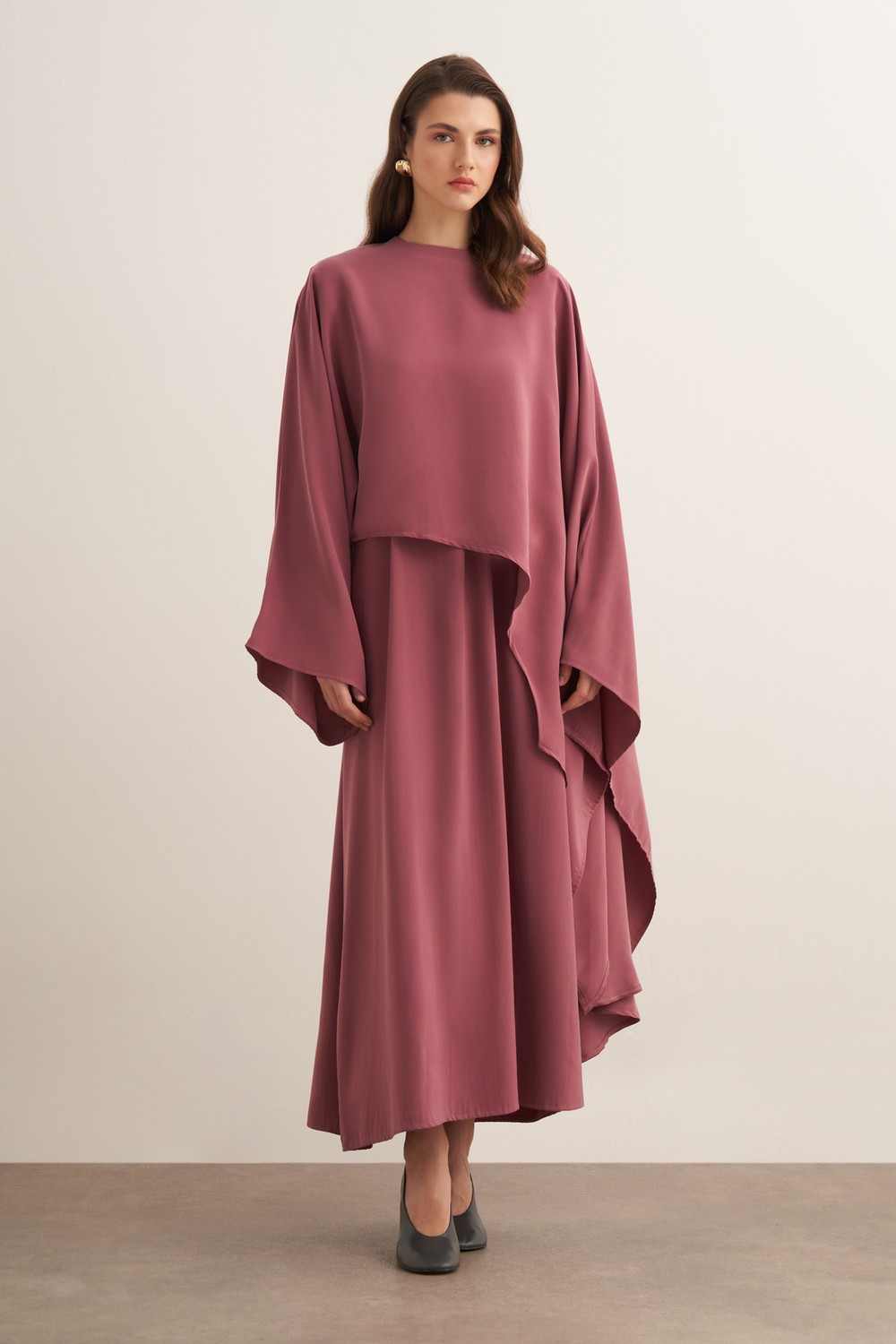 Dhiba Cupra Dress Rose