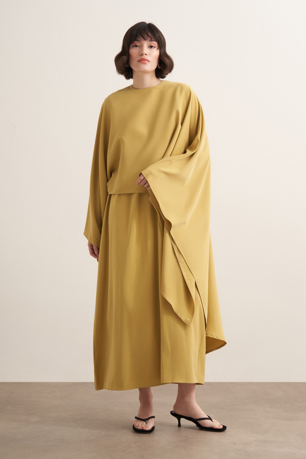 Dhiba Cupra Dress Yellow
