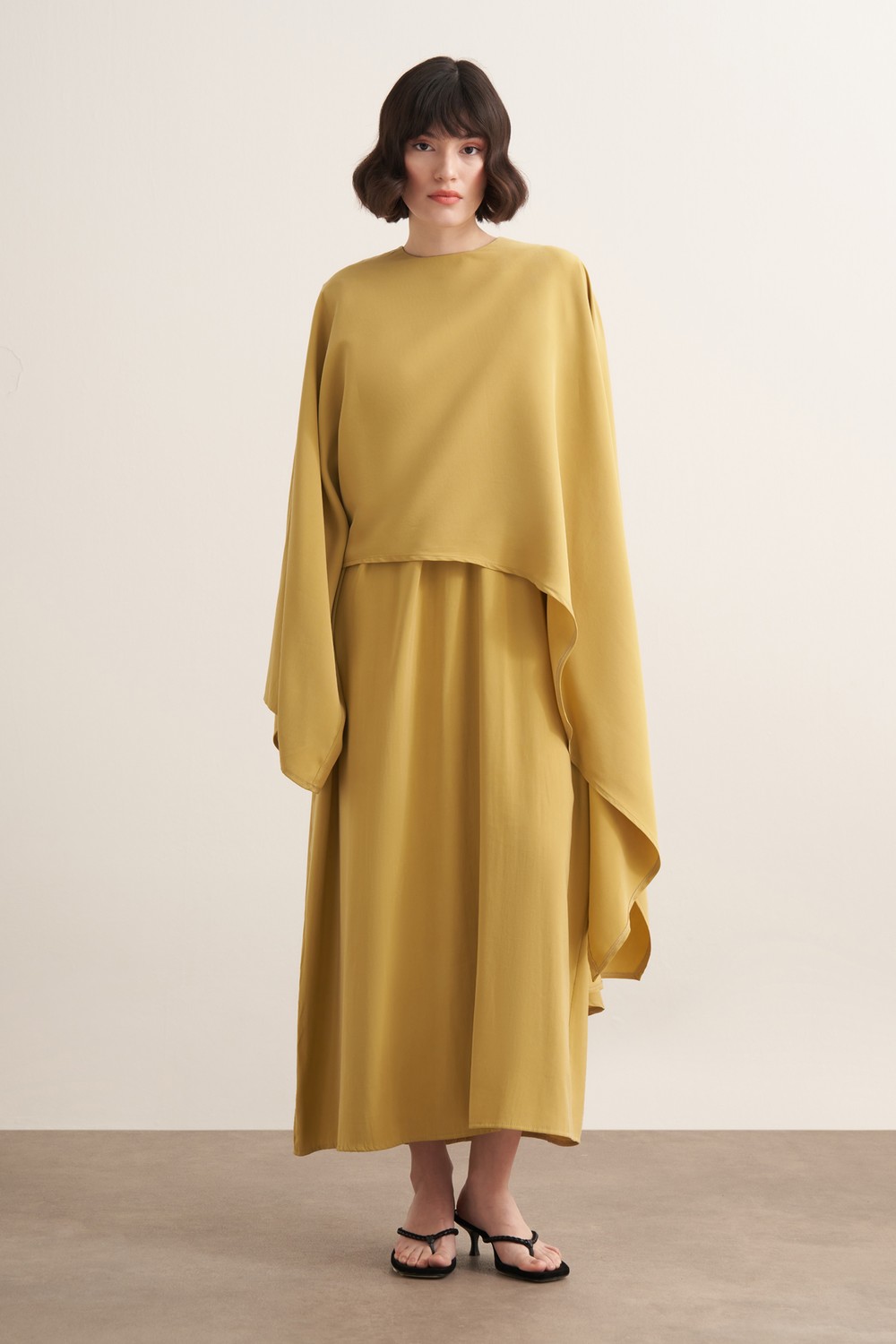 Dhiba Cupra Dress Yellow