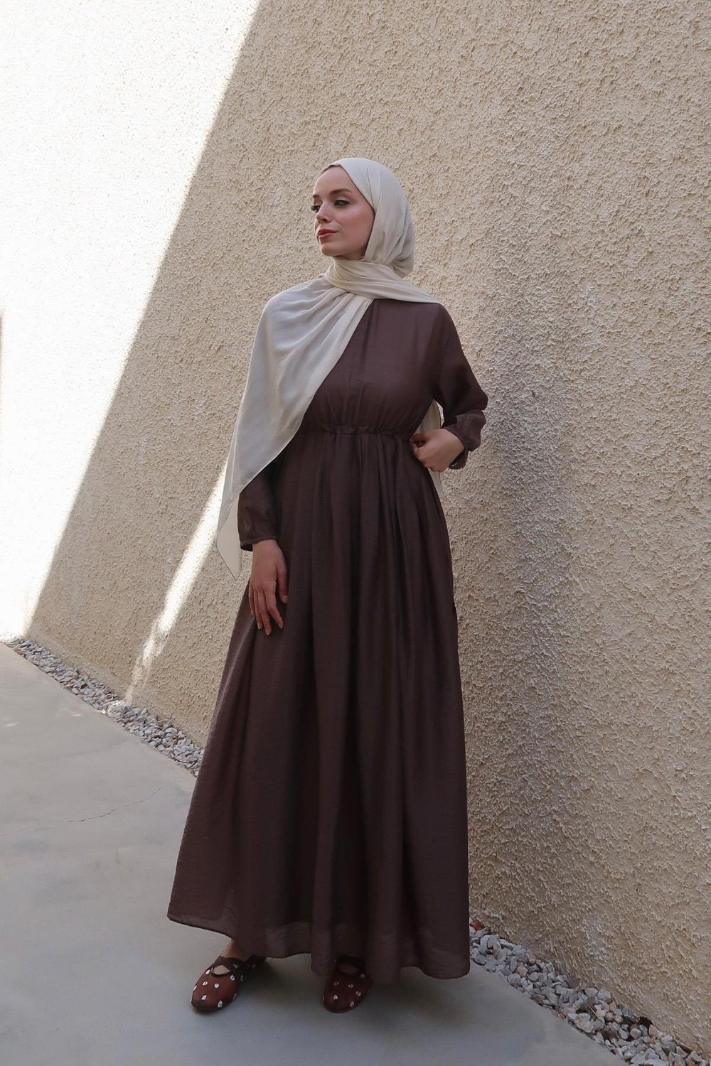 Brown Perla Dress