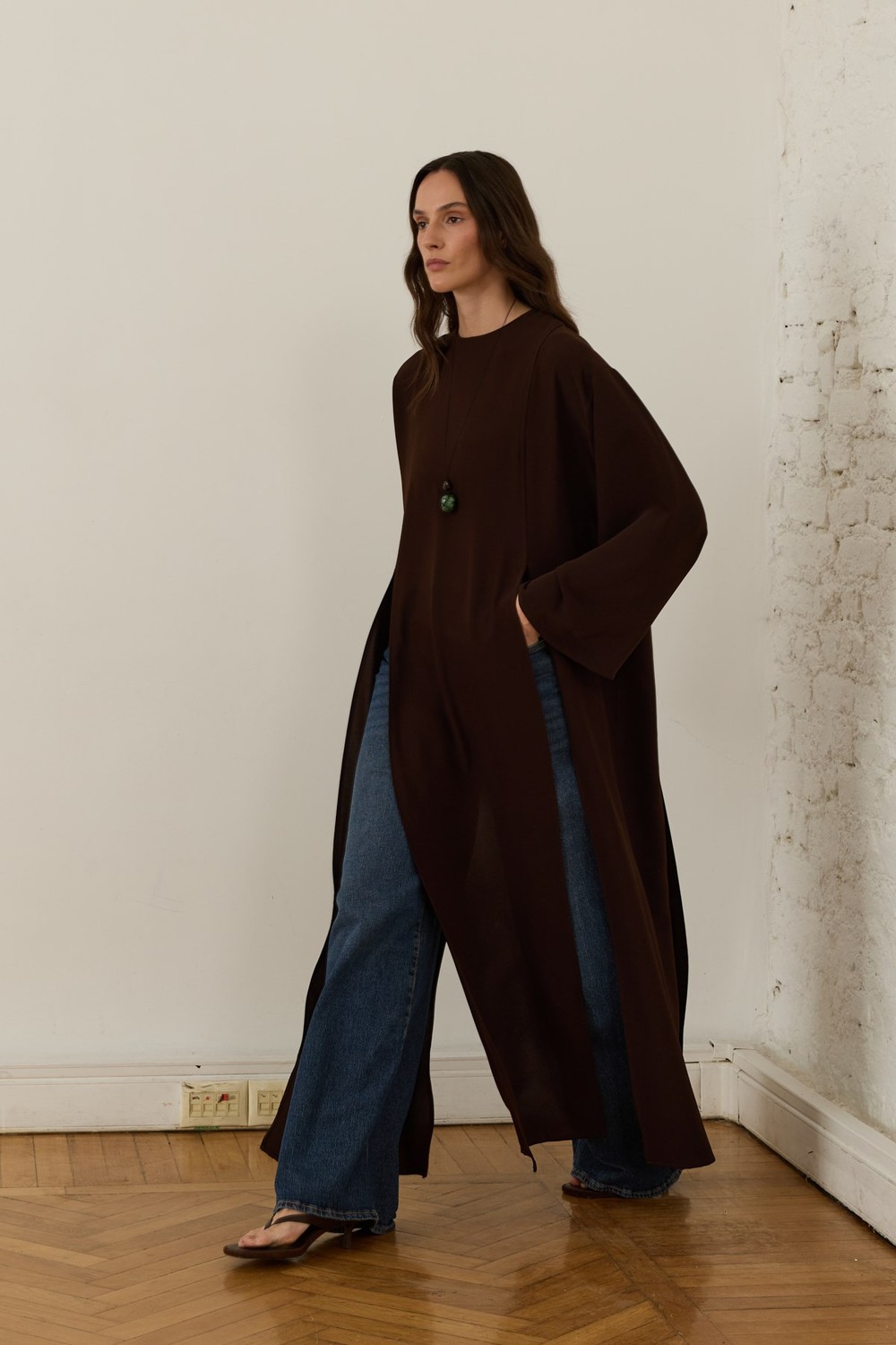 Kheesa Blouse Dark Brown